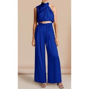 Pretty Garden • Crop Top & Wide Leg Pants Set *NWT*